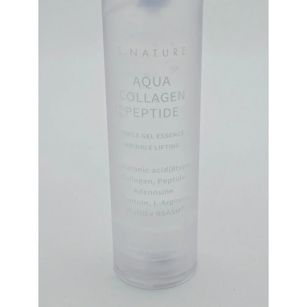 S.Nature Aqua Collagen Peptide Triple Gel Essence 50ml Wrinkle Lifting K-Beauty